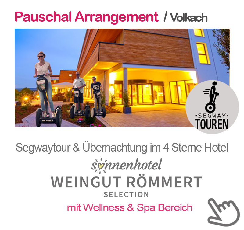 Segway Volkach Hotelarrangement Sonnenhotel